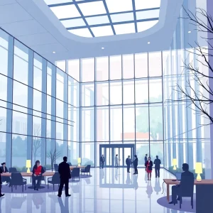 Illustration of University of Michigan expansion project in Washington, D.C.