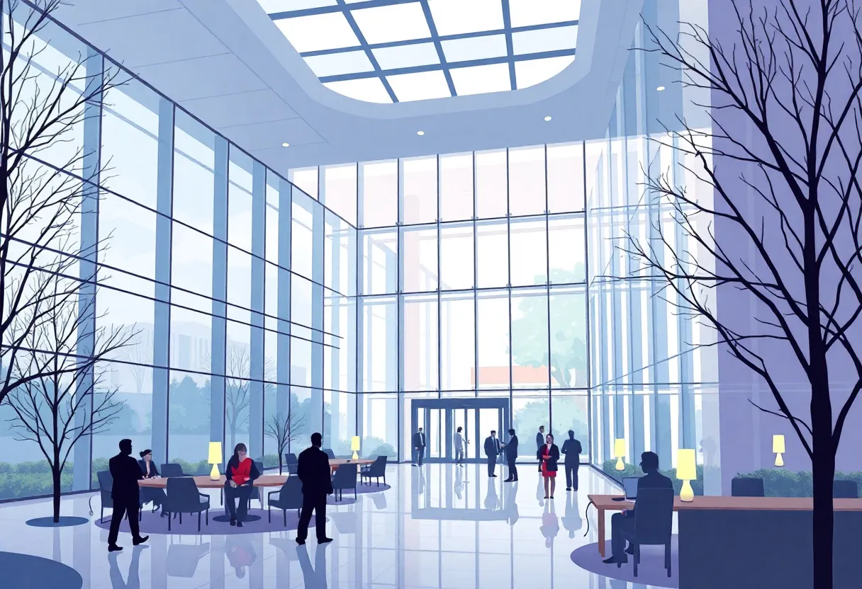 Illustration of University of Michigan expansion project in Washington, D.C.