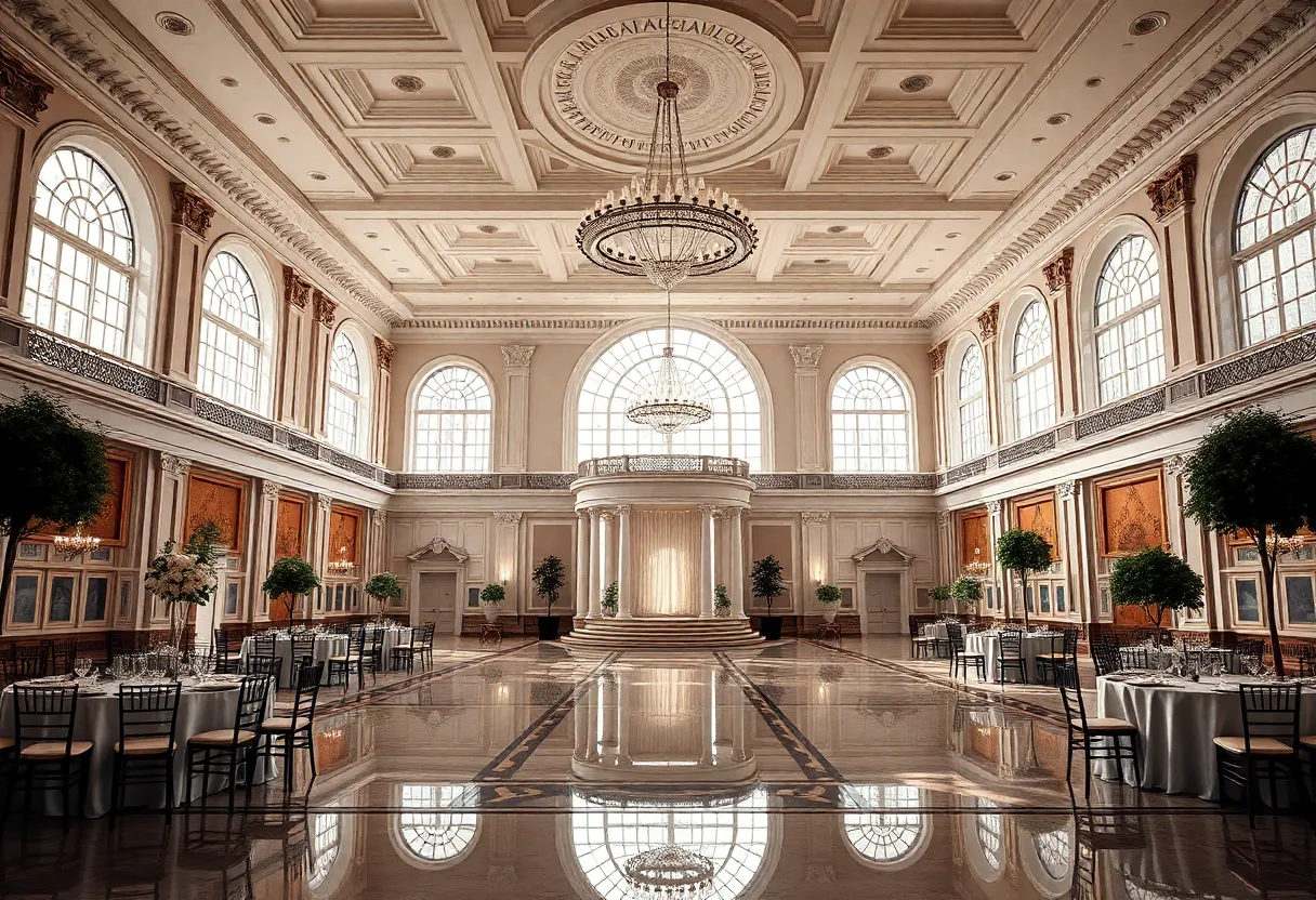 Rendering of the new White House grand ballroom design